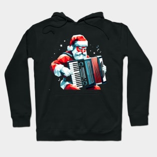 Christmas Santa Musician Hoodie